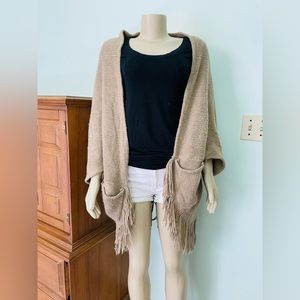 Earthbound Brown Cardigan Shawl